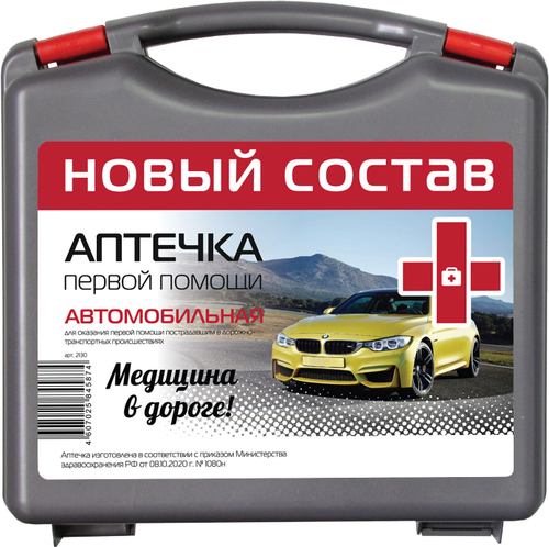 Аптечка для оказания первой помощи пострадавшим в ДТП Муссон (приказ 260н)