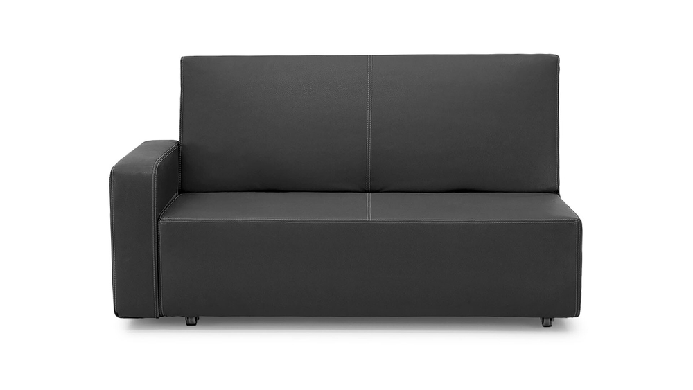Диван Лорма Galaxy Black 172*100*86 см, Черный Экокожа Аккордеон Фиеста