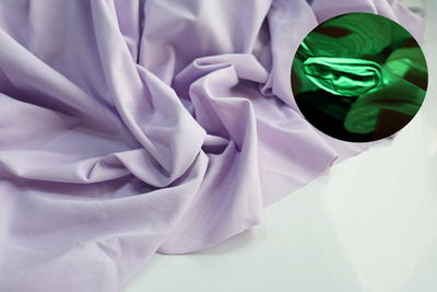 ЛАВАНДА - Кулирка Люминесцентная, пенье (светопоглощающая, светонакапливающая) (1342 Маша) (к0 испачкан от кромки 10см)