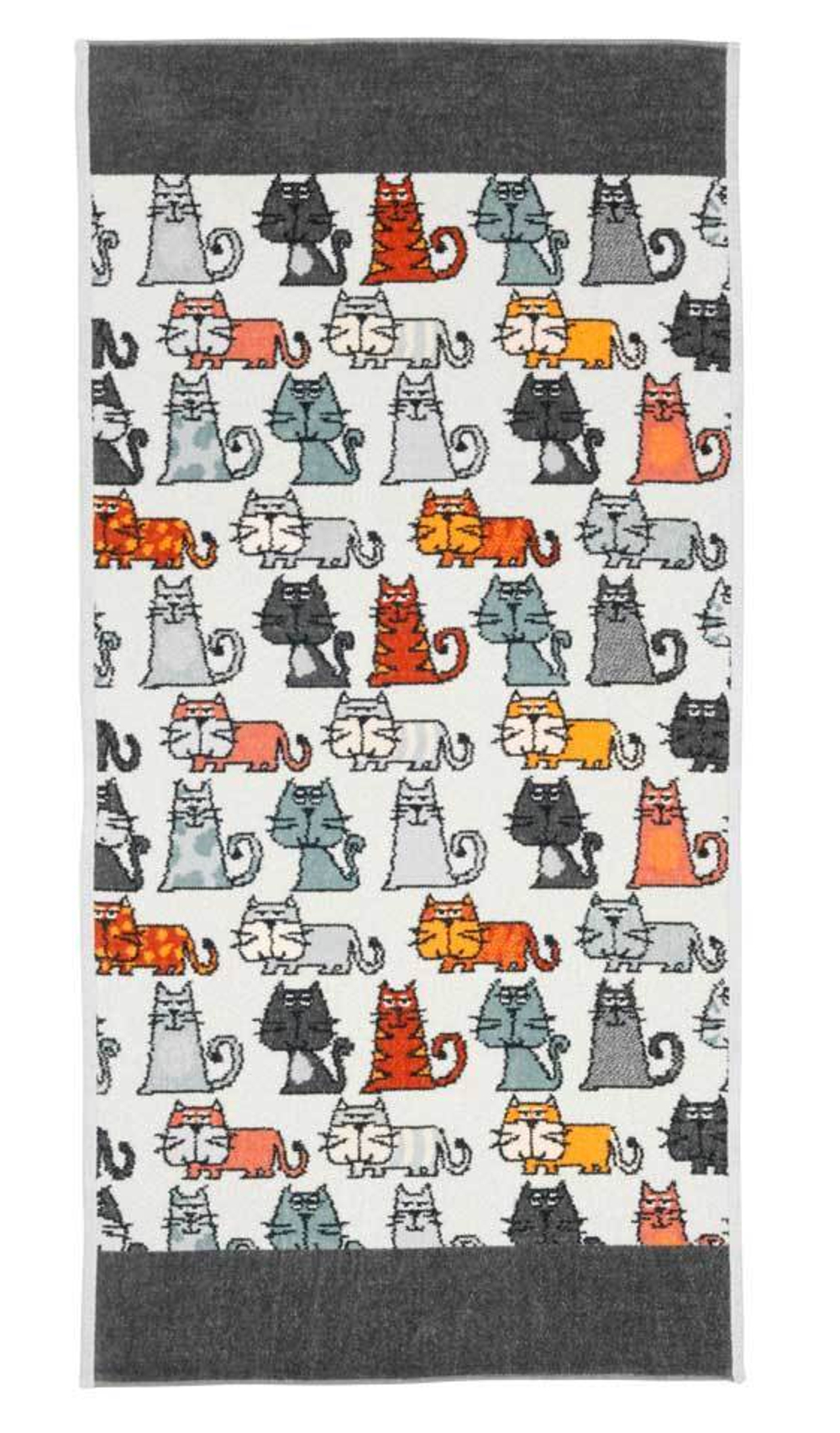 Полотенце 50x100 Feiler Cats 215 schiefer