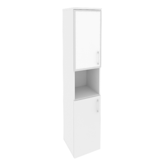 Оникс Шкаф высокий узкий левый O.SU-1.4 R (L) white  400*420*1977