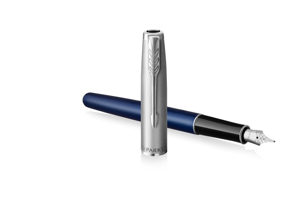 Перьевая ручка Parker Sonnet Entry Point Blue Steel CT, перо: F, цвет чернил: black, в подарочной упаковке