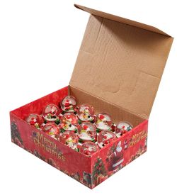 PM-78 Комплект из 12 шаров со снегом «Новогодние Приключения»