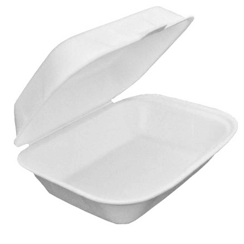 Ланч-бокс МИНИ БЕЛЫЙ (100шт) 195*150*70