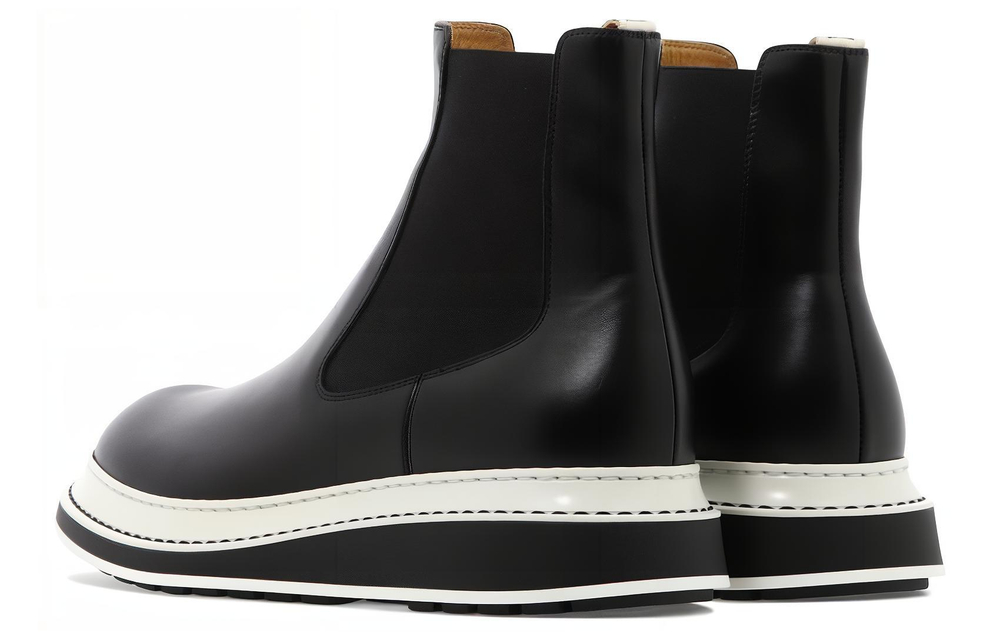LOEWE Short Chelsea Boots Men"s Black