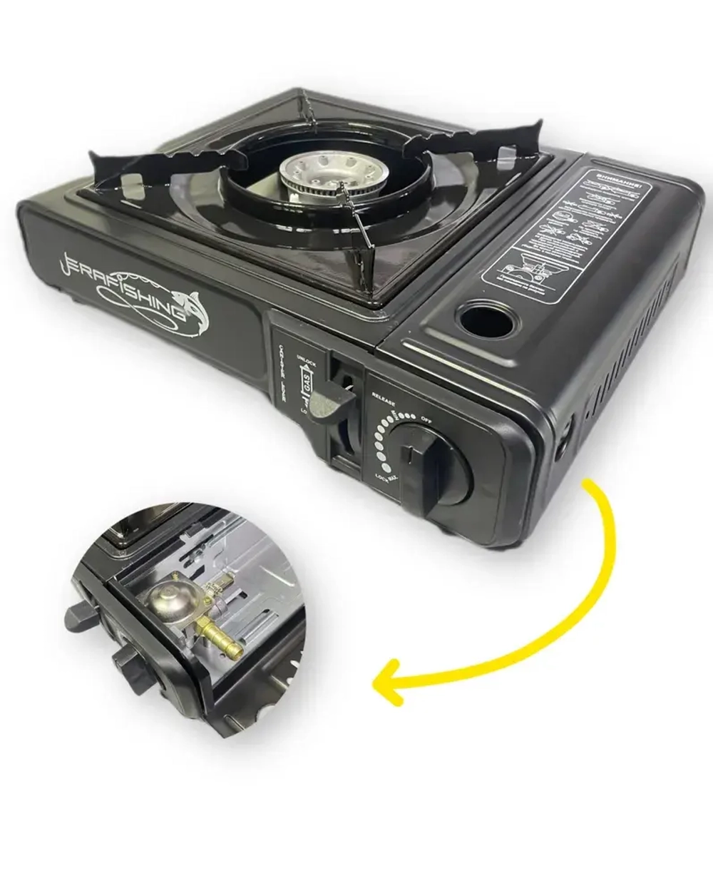 Плита газовая с переходником