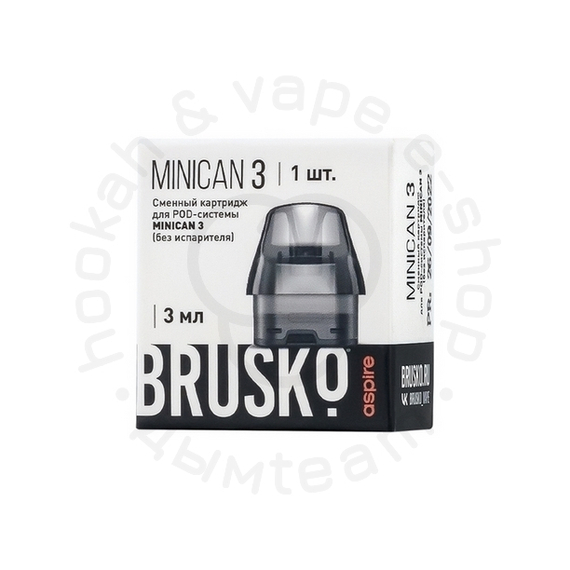 Картридж к многоразовой электронной системе, Модель BRUSKO MINICAN 3