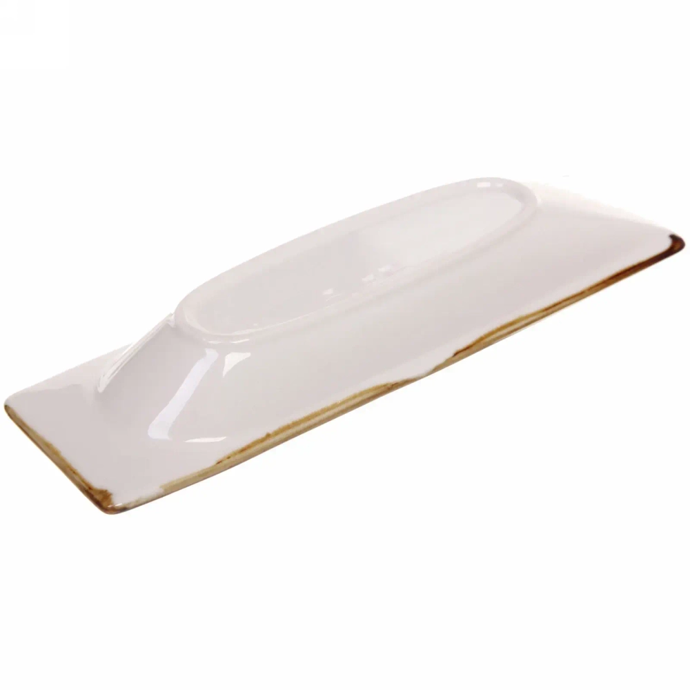 Тарелка керамическая «Corsica orange» сервировочная 26*7,5*3см