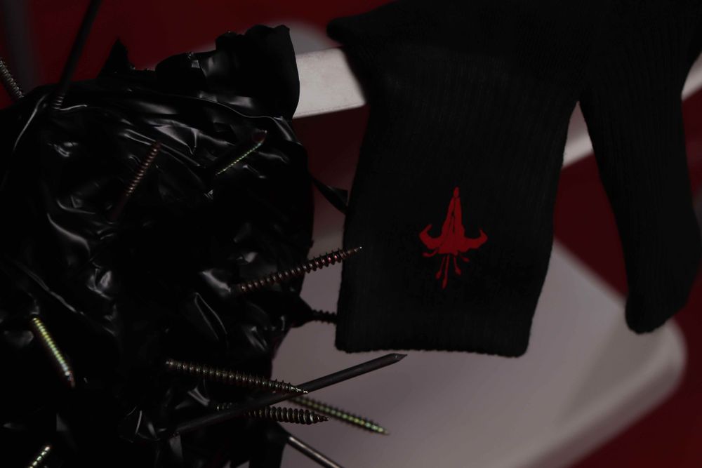 Купить Носки Нетак «Лилии» Черные Носки Нетак «Лилии» Черные