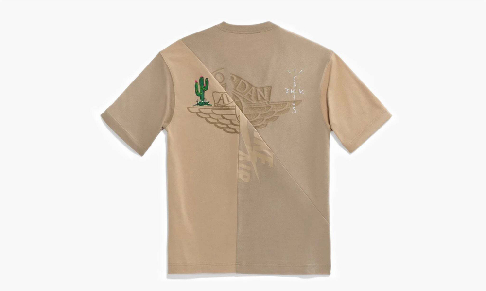 Travis Scott Cactus Jack x Jordan T-shirt "Khaki / Desert"