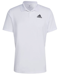 Мужское теннисное поло Adidas Club Pique Polo - white/black