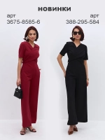 Юбка кожаная трапеция миди