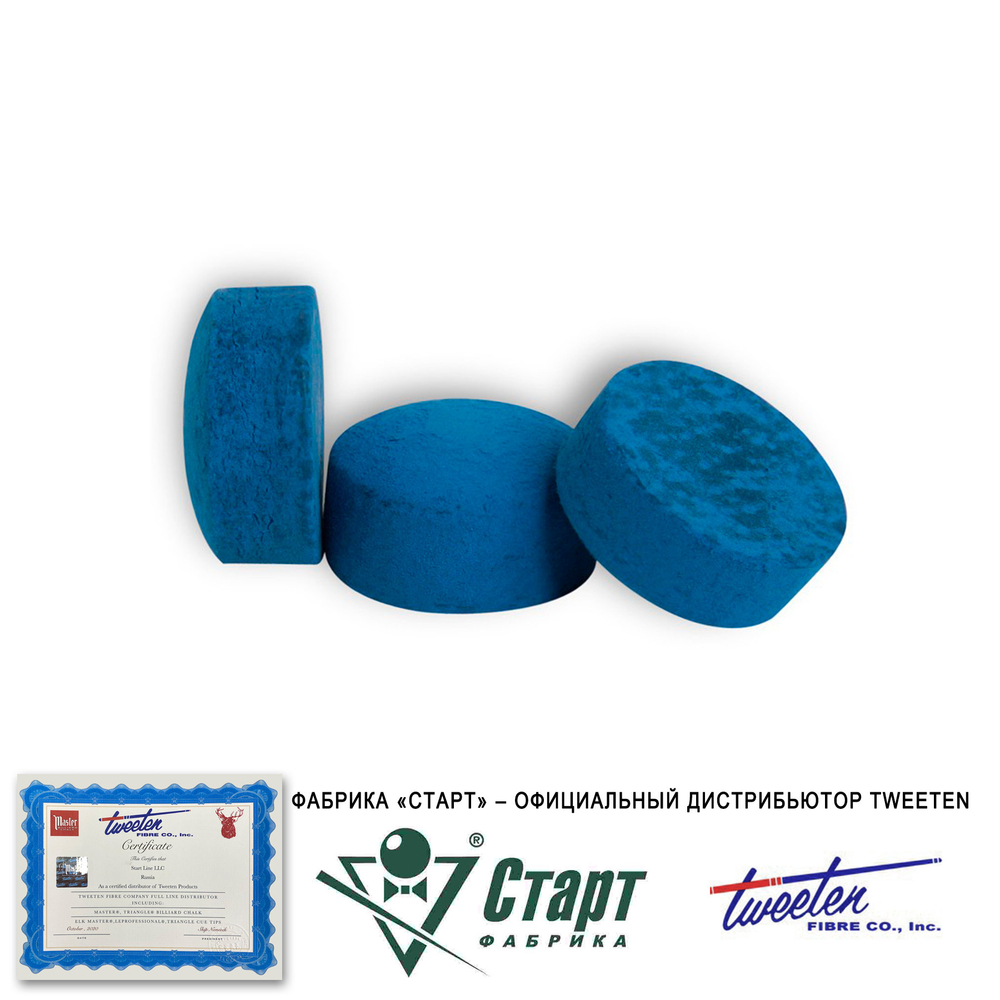 Наклейка Tweeten Blue Knight 12 мм (50 шт)