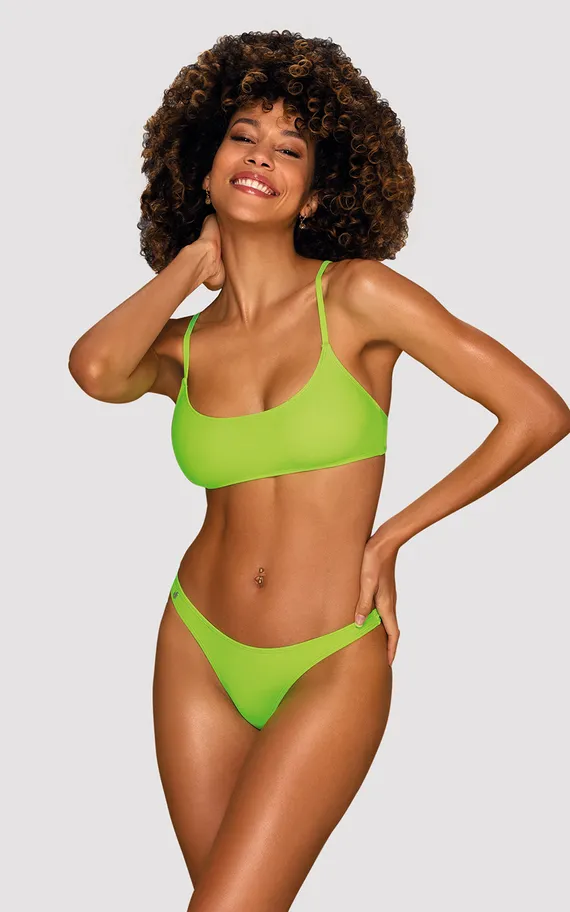 Mexico Beach bikini Acid Green