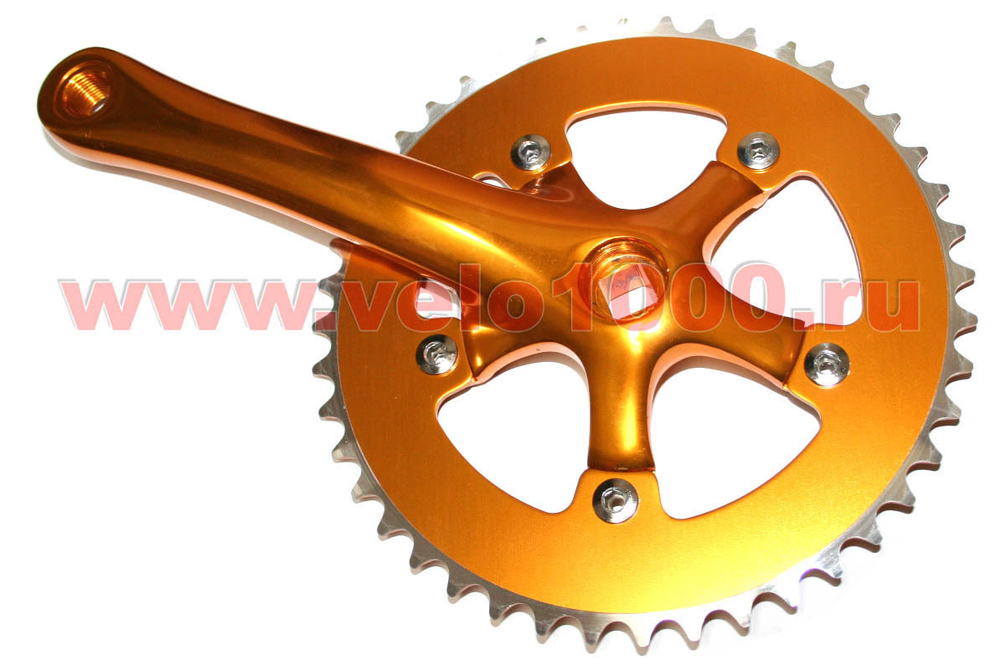 Шатуны для TRACK, FIX 44Tх3/32" , под квадрат, 170mm, золотые SS-8101 Gold