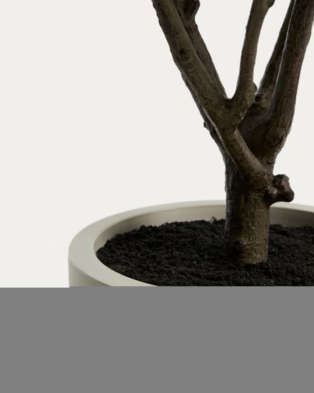 Искусственное дерево Rhus в белом горшке, 185 см