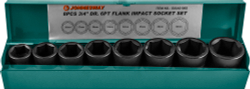 S03A6108S Набор головок торцевых ударных 3/4", 26-38 мм, 8 предметов