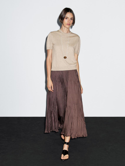 Massimo Dutti Свитер из смесовой шерсти, норка