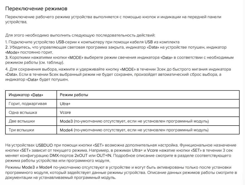 Контроллер UNO USB-DMX Pro