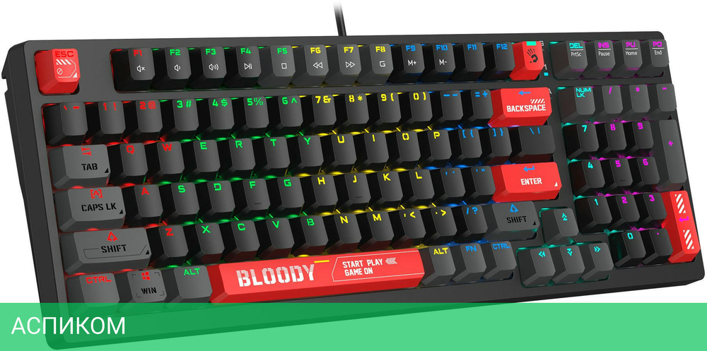Клавиатура A4Tech Bloody S98 Red
