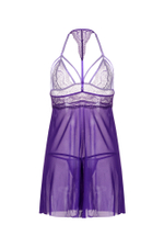 Комбинация и стринги Candy Girl Nevaeh фиолетовые OS