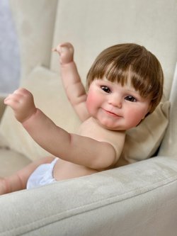 Кукла Реборн виниловая 50см без одежды (FA-086W)