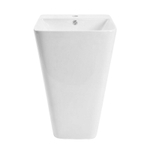 Раковина напольная AZARIO FRETTA SQUARE 440х380х835 отдельностоящая, прямоугольная, белый глянцевый (AZ-302)