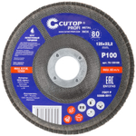 Круг лепестковый торцевой Cutop Profi (80 лепестков) 125 х 22,2 мм, Р100 70-125100