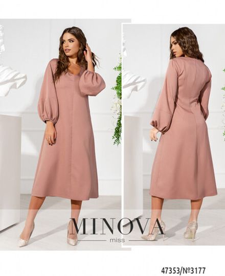 Платье 3177-пудра Minova Фото 1