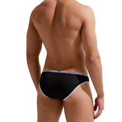 Мужские трусы слипы черные GAUVINE 2005