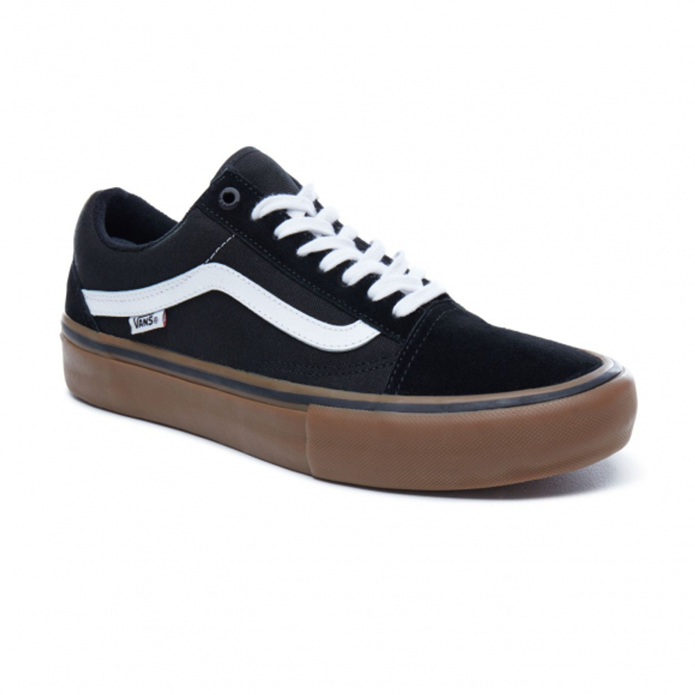 All black vans old skool pro sales