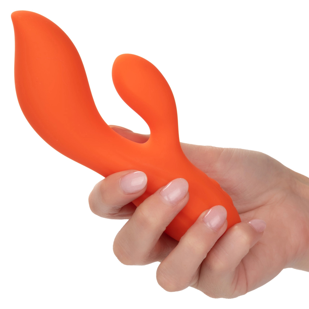 CalExotics Stella Liquid Silicone Dual Teaser - Вибратор кролик