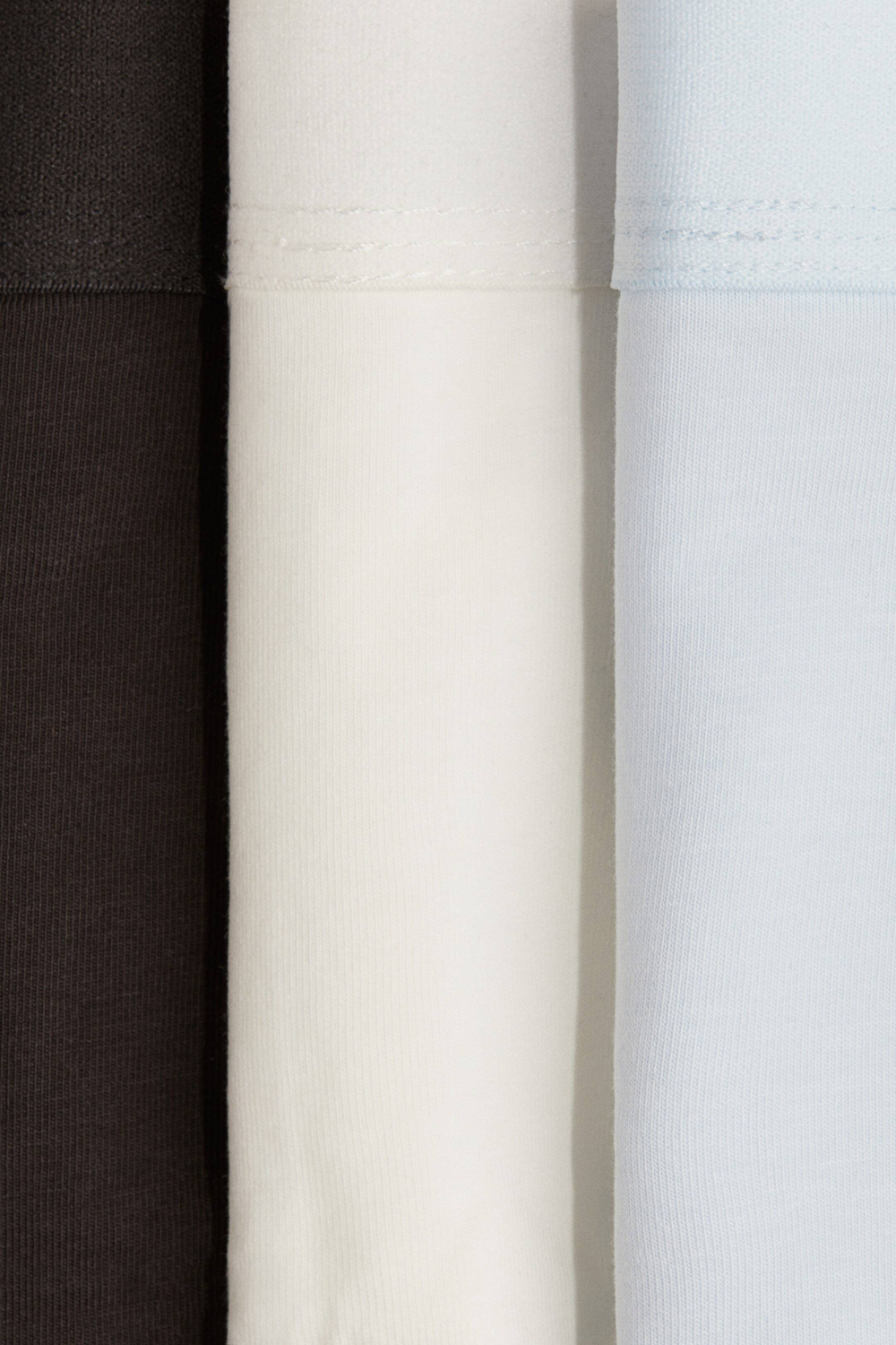 H&M Набор из трех коротких трусов-боксеров, светло-голубой