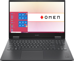 Ноутбук HP Omen 15-en1038ur 3B2V9EA 15.6&quot; LED / 1920x1080 FHD / TFT IPS / 144 Гц / AMD Ryzen 7 / 5800H / 3200 МГц / NVIDIA GeForce RTX 3060 / 6 Gb / 16 Gb / SSD / 512 ГБ / Windows 10 Home