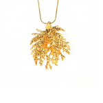 Колье лист Ester Bijoux Кипарис LF28A-G BR