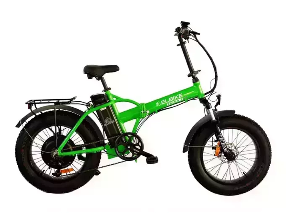 Электровелосипед Elbike TAIGA 2 VIP (черный,синий,зеленый)