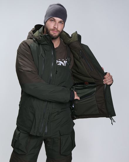 Костюм " PRO ANGLER" -15 ( Таслан, хаки-коричневый)