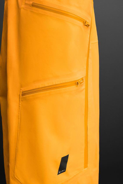 ZARA НЕПРОМОКАЕМЫЙ ЛЫЖНЫЙ КОМБИНЕЗОН, ЖЕЛТЫЙ