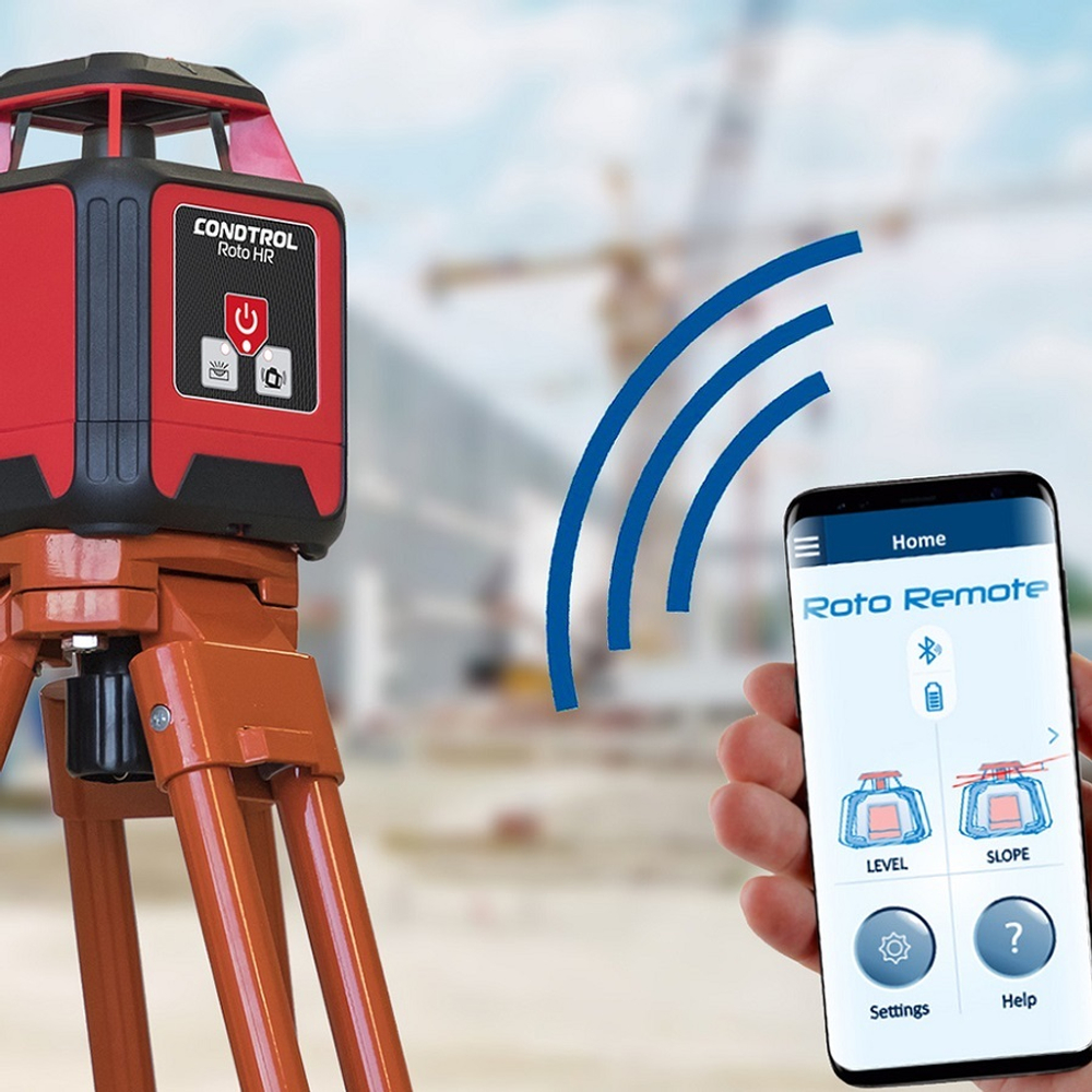 Ротационный лазерный нивелир CONDTROL HR X-actRoto с детектором 7-2-091