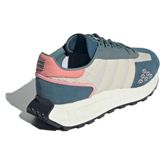 Adidas Originals Retropy E5 Бежевые кроссовки Низкие Голубы и розовые Унисекс