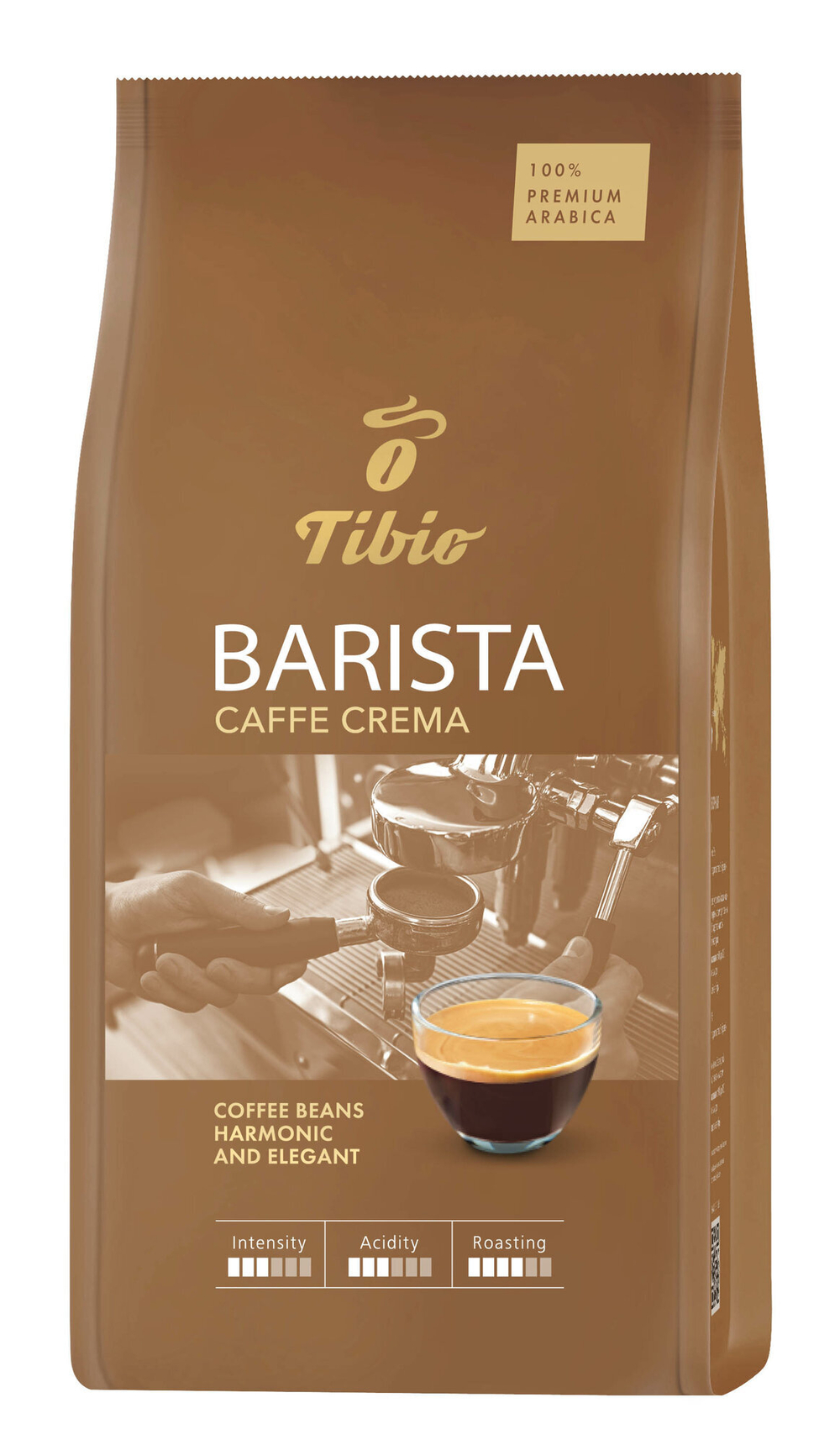 Кофе в зернах Tibio Barista Caffe Crema, 1 кг (Чибо)