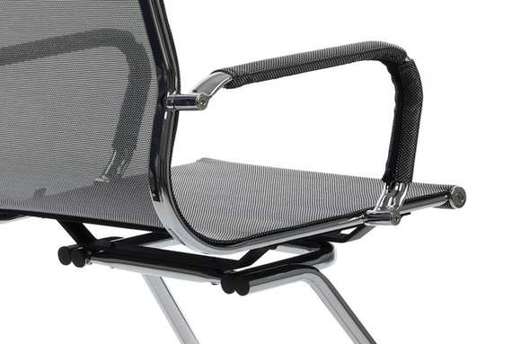 Кресло Хьюго RCH 6001-3E Серебристо-серый