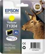 Epson Stag Singlepack Yellow T1304 DURABrite Ultra Ink C13T13044010