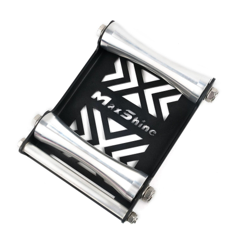 MaxShine Motorcycle Wheel Roller Stand for Tire Cleaning & Chain Lubrication