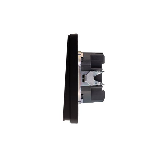 Выключатель ROUND 2 кл 10А с/у оникс KRANZ