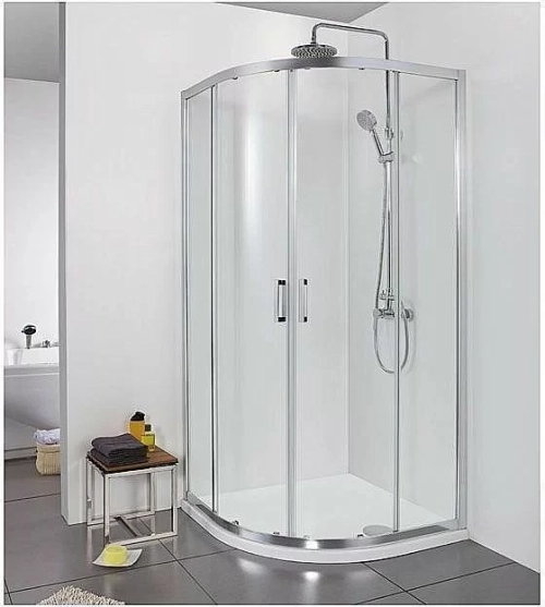 Душевой уголок Aquanet Alfa NAA2142 90x90 R550 стекло прозрачное/профиль хром