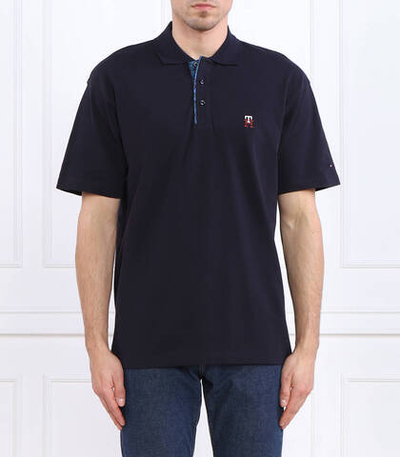 Поло MONOGRAM PLACKET ARCHIV Tommy Hilfiger - темно-синий(MW0MW30785)