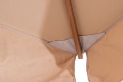 "Корсика" зонт уличный 3х3м на боковой алюминиевой опоре, цвет под дерево