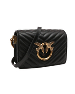 Skórzana наплечная сумка LOVE CLICK MINI SHEEP NAPPA CH Pinko - черный(100067 A0GK)