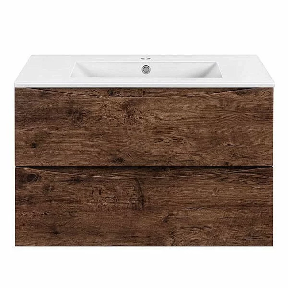 Тумба с раковиной Vincea Mia Slim 800 R.Wood